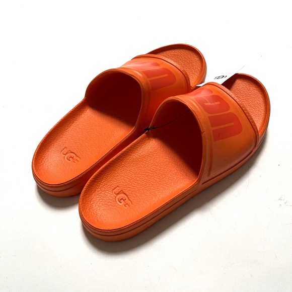 NWOB UGG Men Wilcox Slide EVA Rubber 1108042 Sandal Orange Pool Beach main image 6